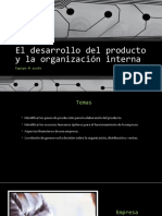 El Desarrollo Del Producto y La Organización Interna