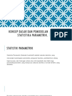 Konsep Dasar Dan Pemodelan Statistika Parametrik