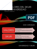 Los Valores Del Sikuri en La Universidad