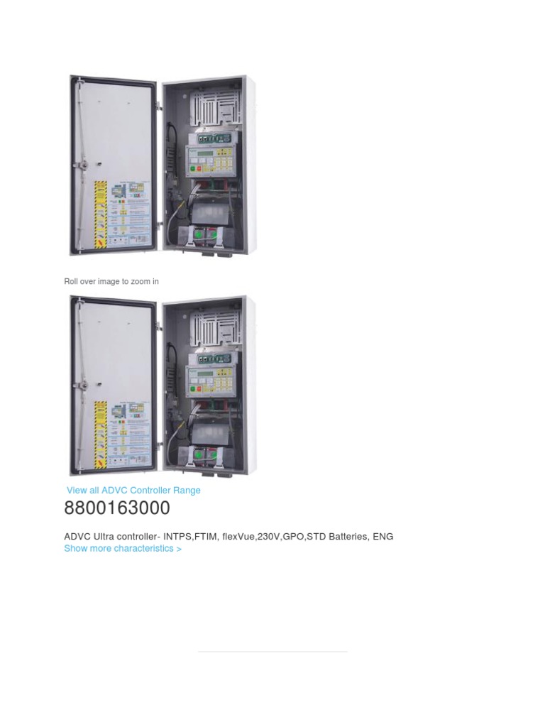 ADVC Ultra Controller Specifications | PDF | Power Supply | Electricity