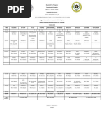 Schedule 2018 JHS