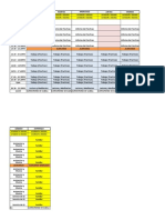 Horario para El Exito 2019