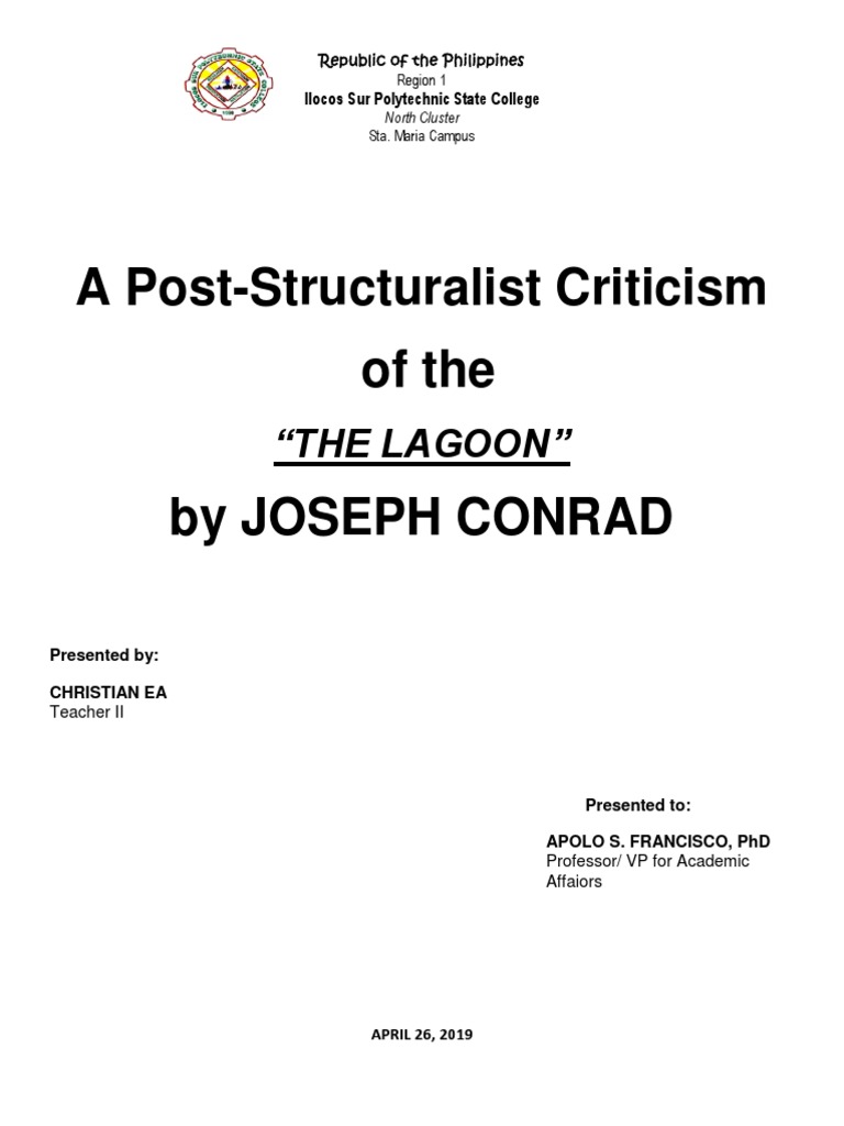 A PostStructuralist Criticism of The PDF Deconstruction