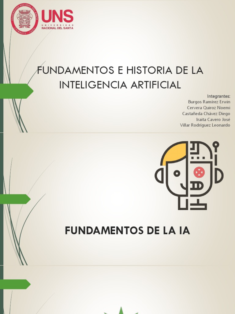 Fundamentos e Historia de la IA | PDF | Inteligencia artificial ...