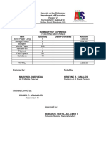 Summary Expenses