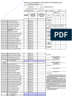 School Form 5 (SF 5) Report On Promotion and Level of Proficiency & Achievement