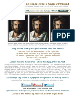 Jesus, Prince of Peace Free 3 Card Download: Why Is One Side of His Face Darker That The Other?