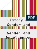 History of NT: Gender and Developme
