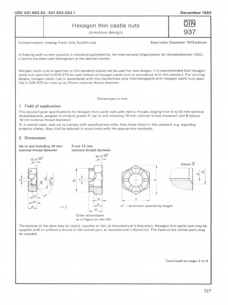 DIN 937 Castle Nut PDF PDF