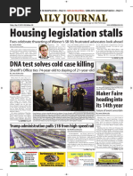 Housing Legislation Stalls: DNA Test Solves Cold Case Killing