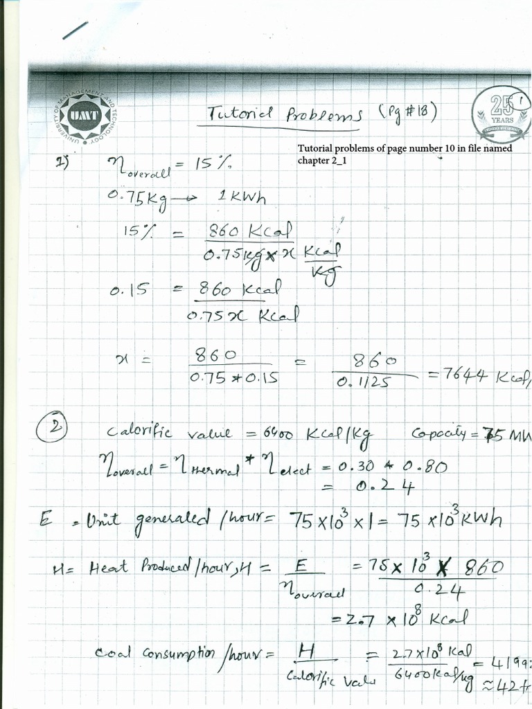 CH#2 Tutorial Solution | PDF