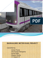 Presentation ON Bangalore Metro Rail Project