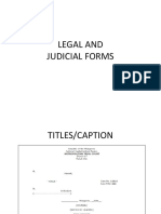 Legal and Judicial Forms
