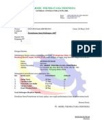 Surat Dukungan Alat PT Armel Teknikatama