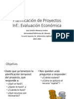 Planificación de Proyectos Inf. Evaluación Económica