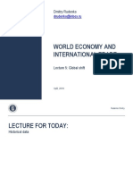 World Economy and International Trade: Drudenko@