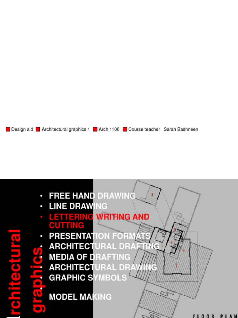 Architectural Graphics Course Overview | PDF | Drawing | Graphics