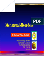 Menstrual Disorders WDD
