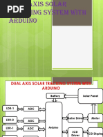 Dual Axis Solar Tracking System With Inverter