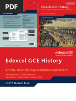 Edexcel GCE History Britain Representation and Reform Unit 2 PDF