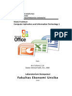 Modul ComputerApplication FE Unsika-1