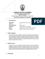 Syllabus Curso Contingencias de Vida 1