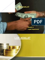Lok Adalat: Done by Shanthi S Legal Department