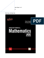 Balaji Advanced Problems in Mathematics Chapter 1 To 9 For IIT JEE Main and Advanced by Vikas Gupta and Pankaj Joshi