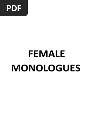 Female Monologues PDF Art Mystery Thriller Crime Fiction 