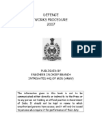 Defence Works Procedure 2007: Published by Engineer in Chief Branch Intregated HQ of Mod (Army)