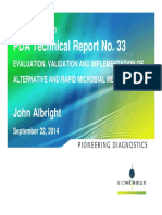PDA Technical Report No. 33: John Albright