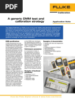 A Generic DMM Test and Calibration