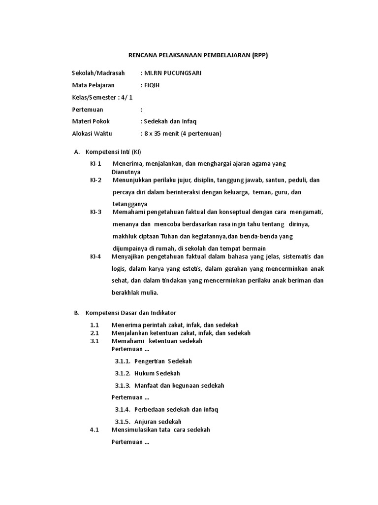 Rpp Fiqih Kd 3