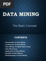 Data Mining: The Basic Concept