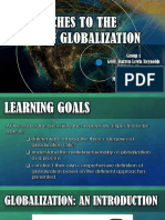 Approaches To Globalization