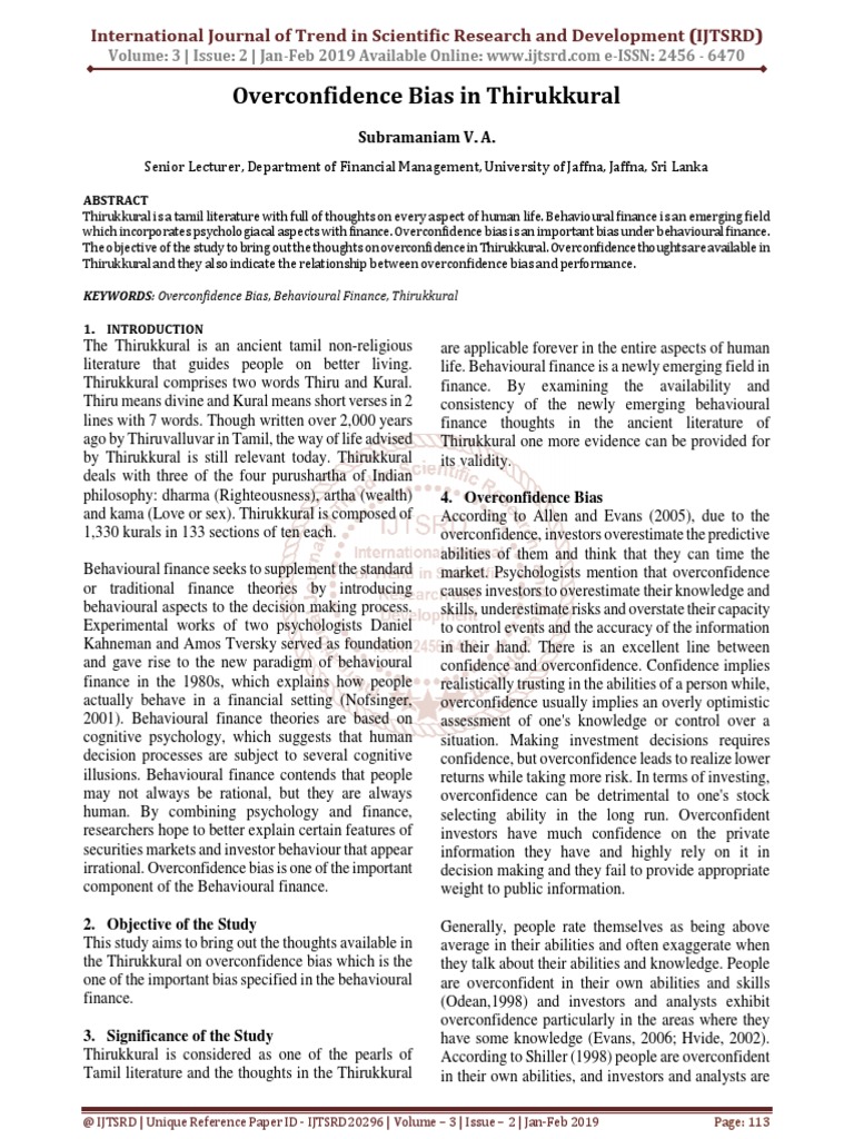 Overconfidence bias in psychology picture