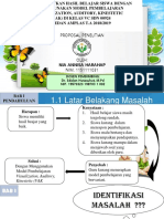 Proposal Penelitian: Dosen Pembimbing: Dr. Edidon Hutasuhut, M.PD NIP. 19570323 198703 1 002