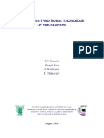 Indigenous Traditional Knowledge of Yak Rearers: K.P. Ramesha Manajit Bora G. Kandeepan P. Chakravarty