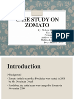 Case Study On Zomato