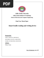 Smart Braille Reading and Writing Device Final Year Report