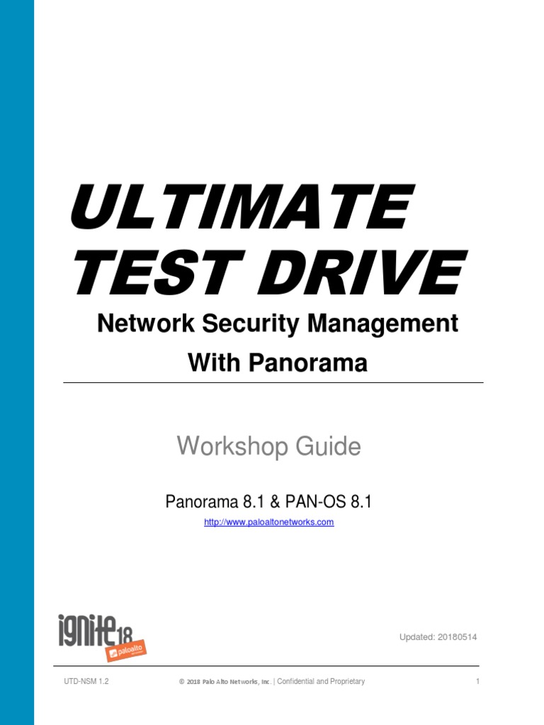 Ultimate Test Drive: Network Security Management With Panorama | PDF ...