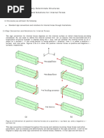 Frame Internal Forces Sign Convention | PDF | Force | Bending