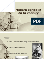 Modern Period in 20th Century