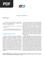 Massey, Doreen. a Mente Geográfica