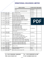 Catalogo Codigos Filtros