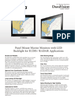 Panel Mount Marine Monitors With LED Backlight For ECDIS / RADAR Applications