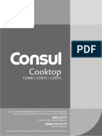 Guia completo para instalação e uso do cooktop Consul CD060/075/D75