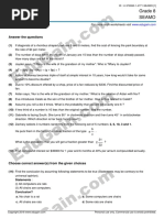 Gauss Contest Grade 8 Details 2025 | PDF | Multiple Choice | Mathematics