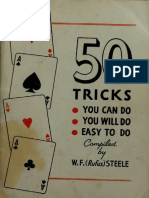 50 Tricks You Can Do, You Will Do, Easy To Do - Card Tricks That Require No Sleight-Of-Hand PDF