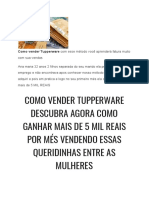 Como Vender Tupperware Com Esse Método Você Aprenderá Fatura Muito Com Sua Vendas